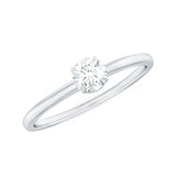 Moissanite promise ring for women