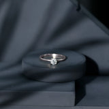 Solitaire Moissanite Promise Ring for Women