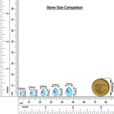 18K White Gold Vermeil