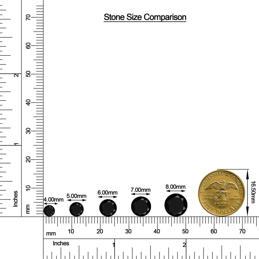 18K White Gold Vermeil