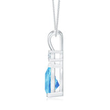 18K White Gold Vermeil