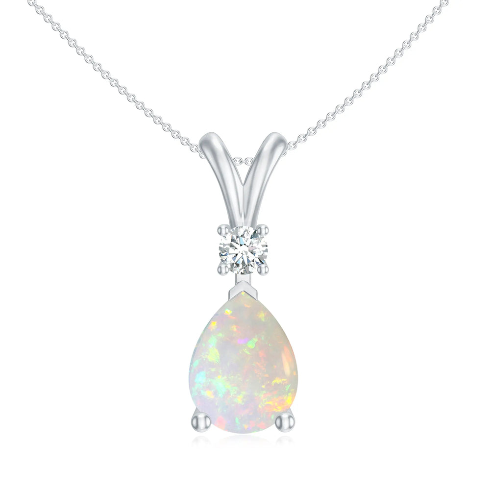 18K White Gold Vermeil