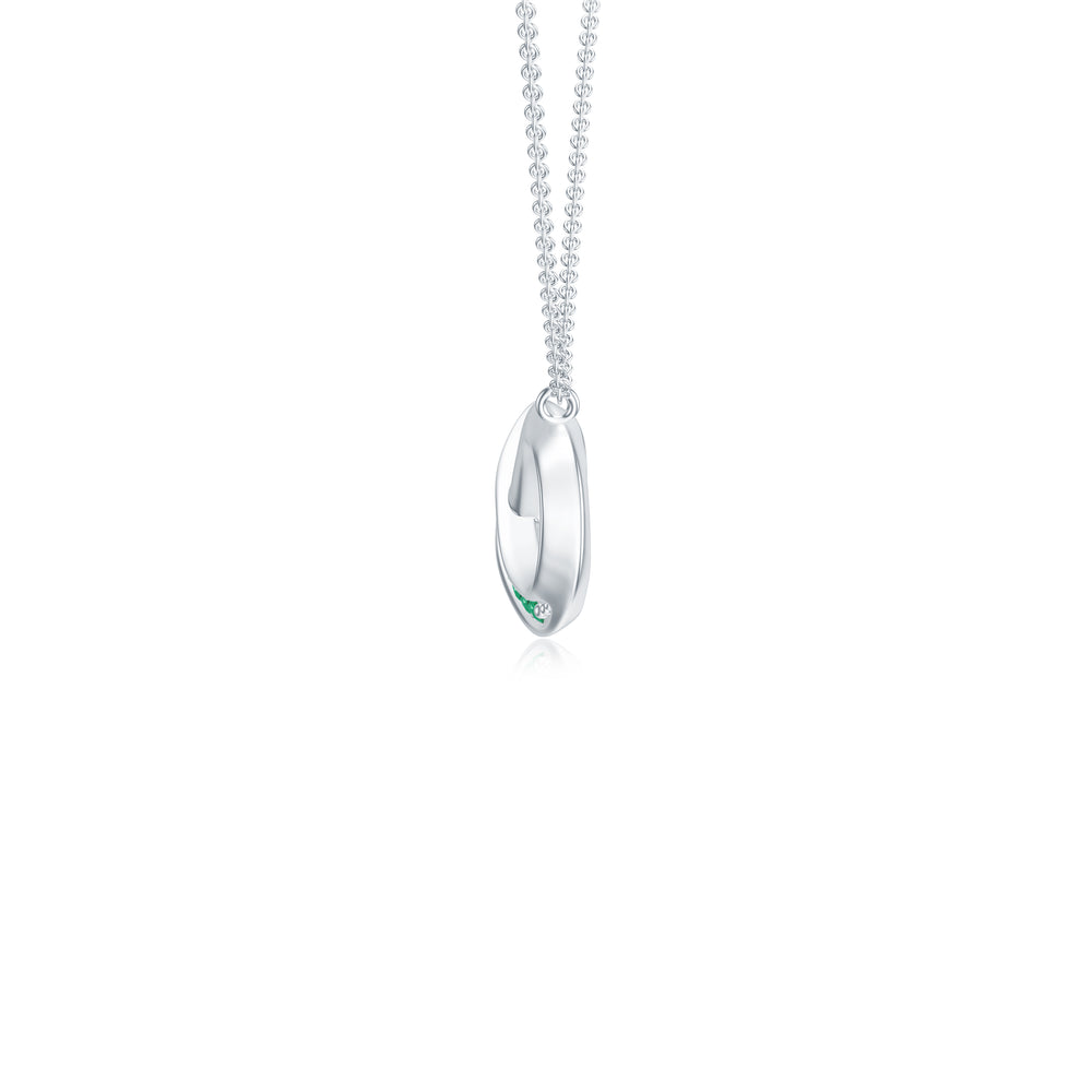 18K White Gold Vermeil
