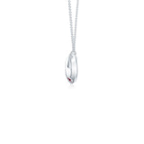 18K White Gold Vermeil