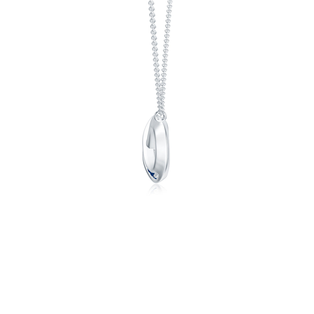 18K White Gold Vermeil