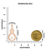18K Rose Gold Vermeil
