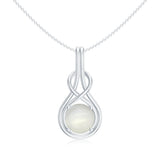 18K White Gold Vermeil