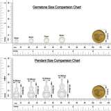 18K White Gold Vermeil