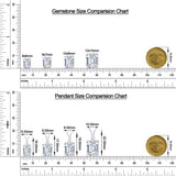 18K White Gold Vermeil