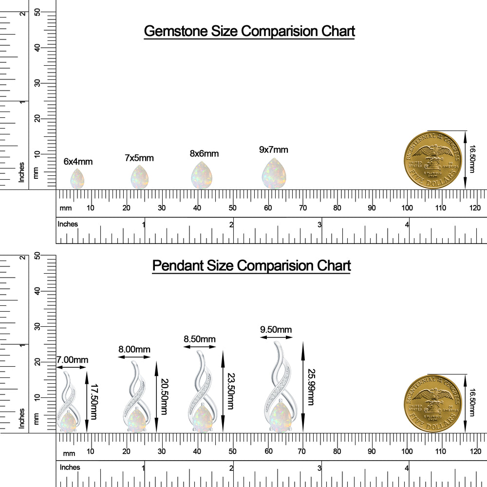 18K White Gold Vermeil
