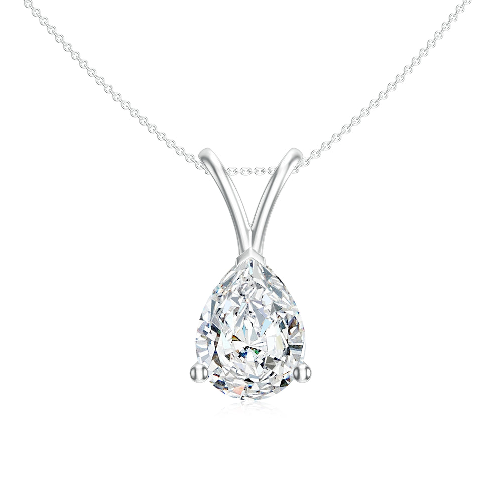 18K White Gold Vermeil