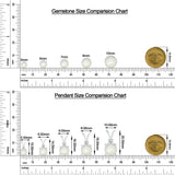 18K White Gold Vermeil