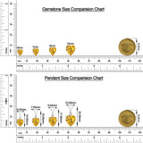 18K White Gold Vermeil