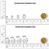 18K White Gold Vermeil