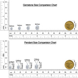 18K White Gold Vermeil