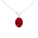 18K White Gold Vermeil