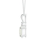 18K White Gold Vermeil