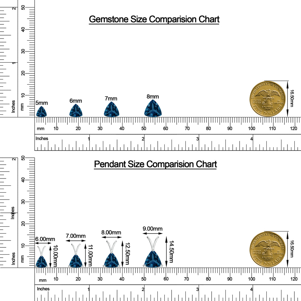 18K White Gold Vermeil