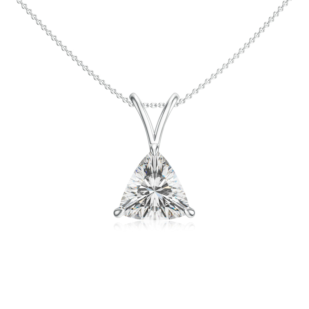 18K White Gold Vermeil