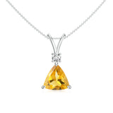 18K White Gold Vermeil