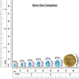 18K White Gold Vermeil