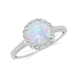 18K White Gold Vermeil