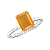 18K White Gold Vermeil