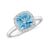 18K White Gold Vermeil