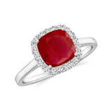 18K White Gold Vermeil