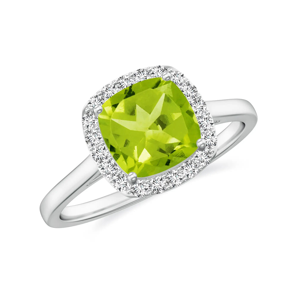 18K White Gold Vermeil
