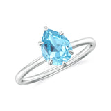 18K White Gold Vermeil