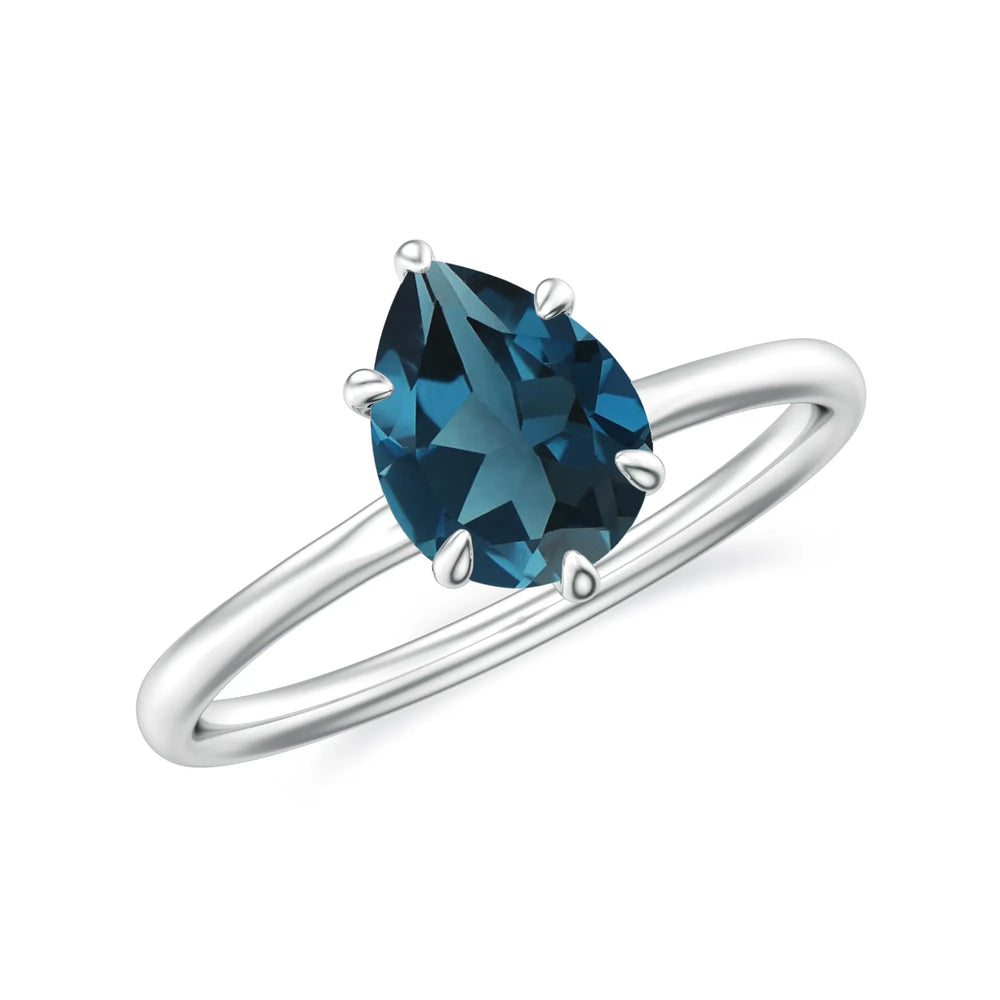 18K White Gold Vermeil