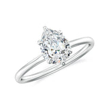 18K White Gold Vermeil