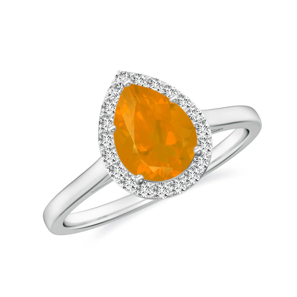 18K White Gold Vermeil