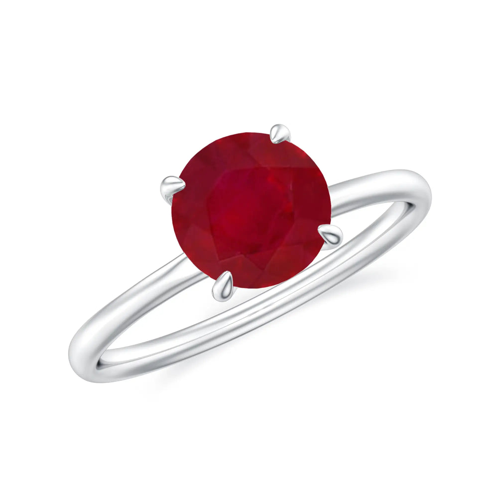 18K White Gold Vermeil