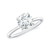 18K White Gold Vermeil