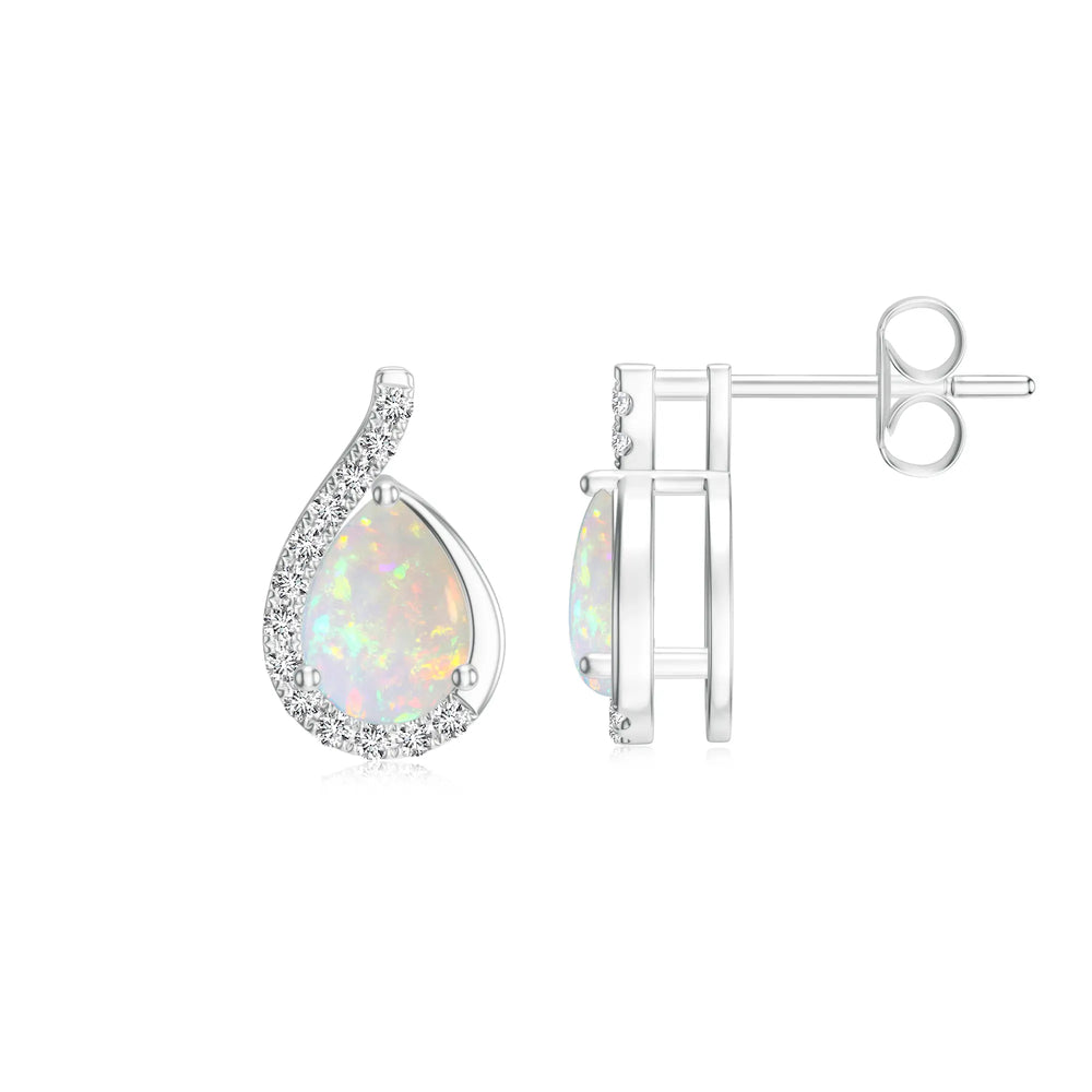 18K White Gold Vermeil