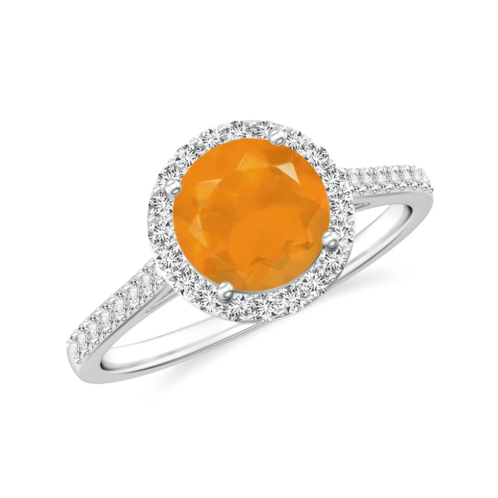 18K White Gold Vermeil