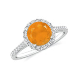 18K White Gold Vermeil
