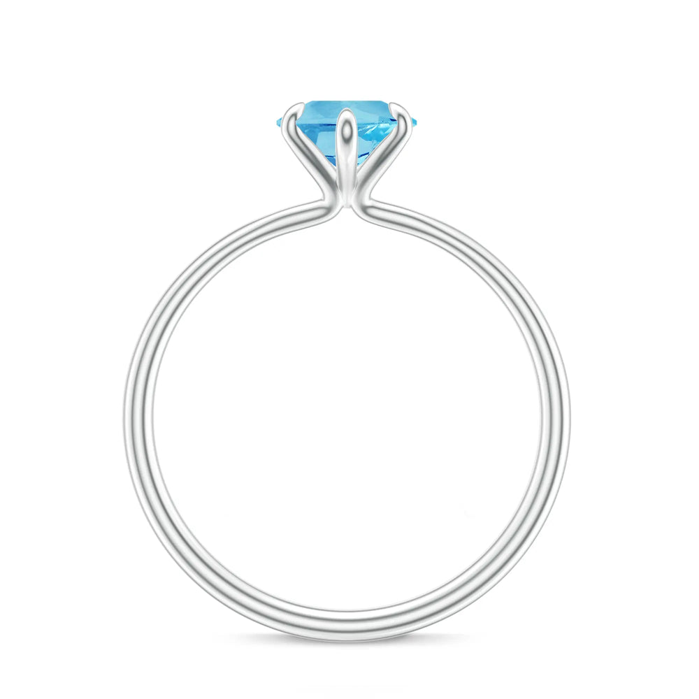 18K White Gold Vermeil