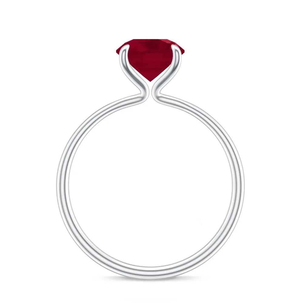 18K White Gold Vermeil