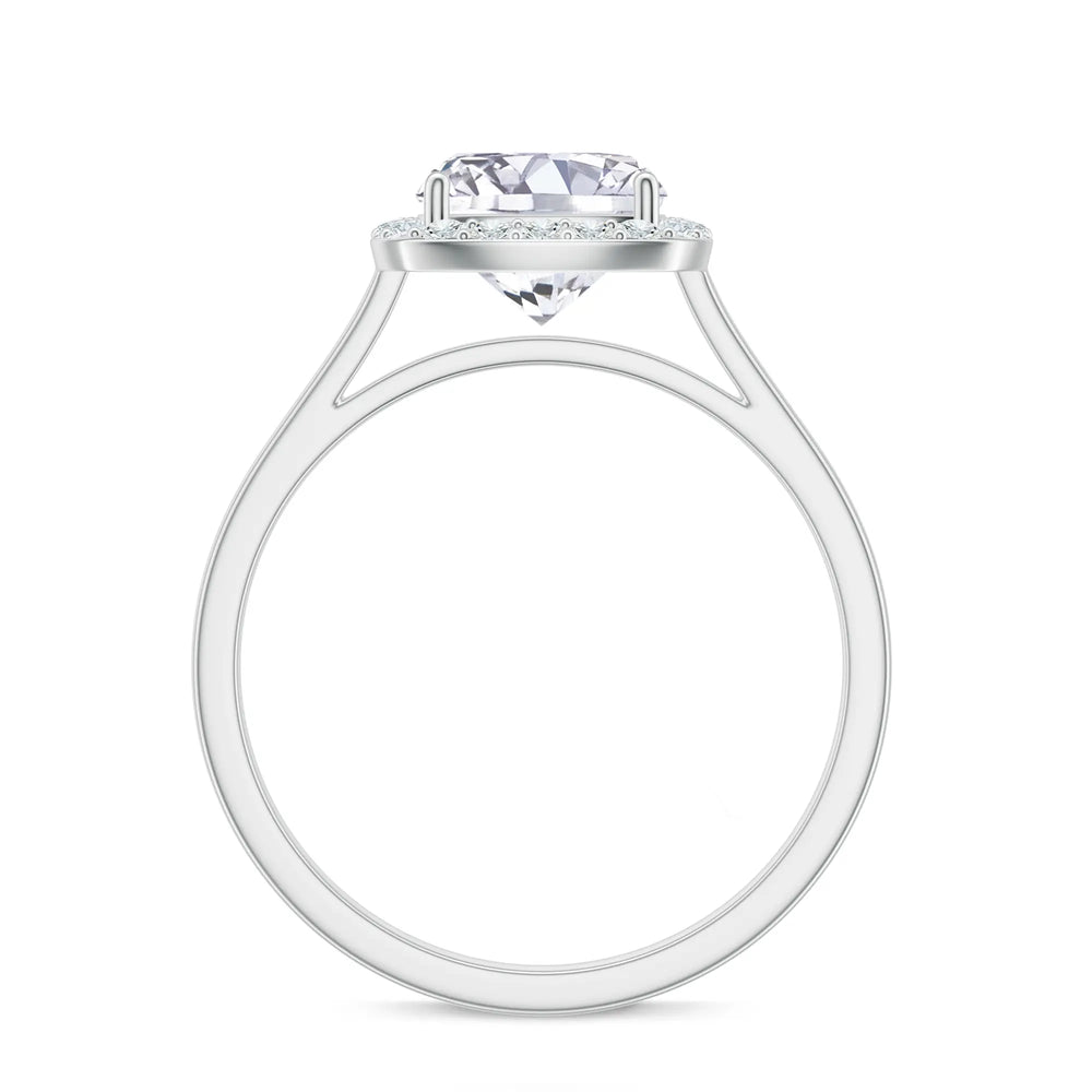 18K White Gold Vermeil