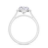 18K White Gold Vermeil