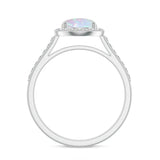 18K White Gold Vermeil