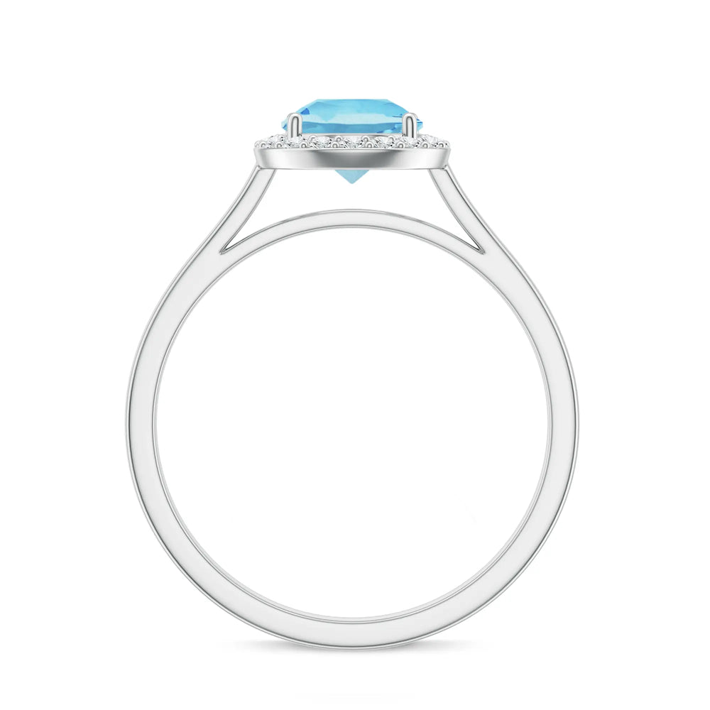 18K White Gold Vermeil