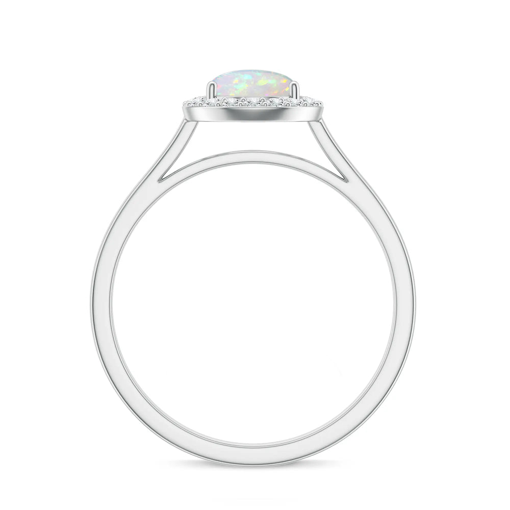 18K White Gold Vermeil