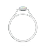 18K White Gold Vermeil