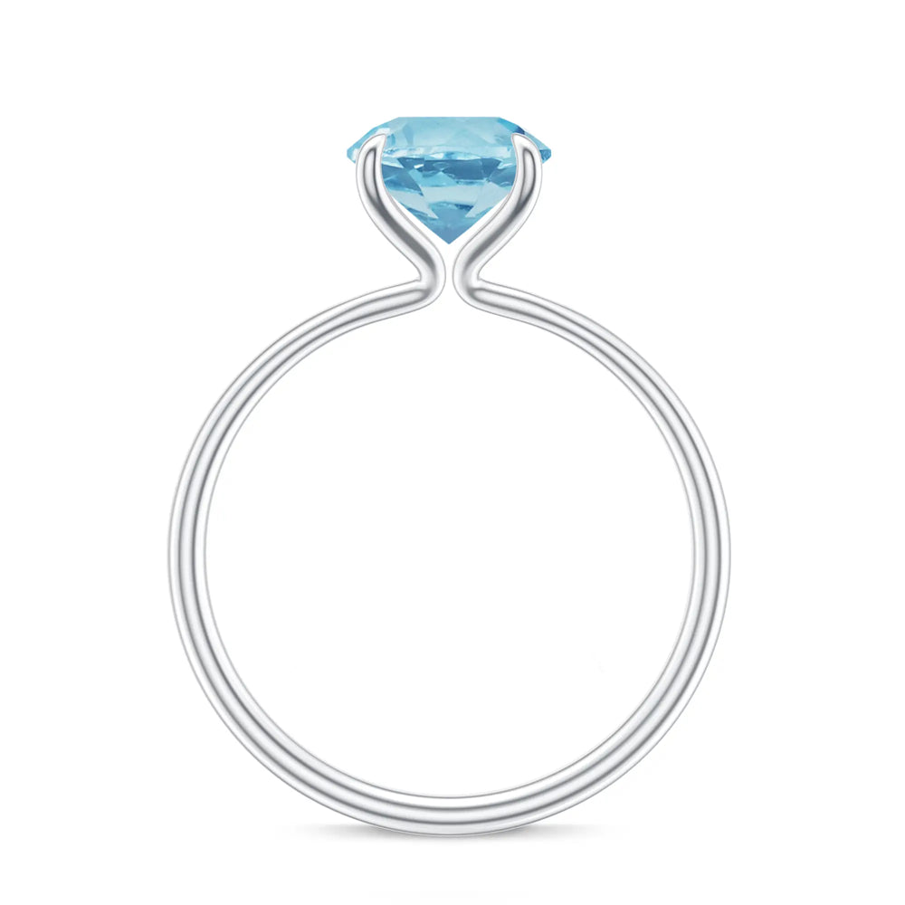 18K White Gold Vermeil