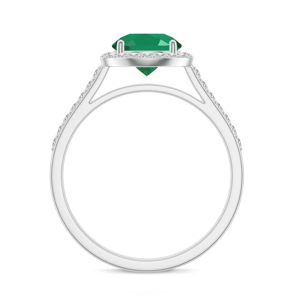 18K White Gold Vermeil