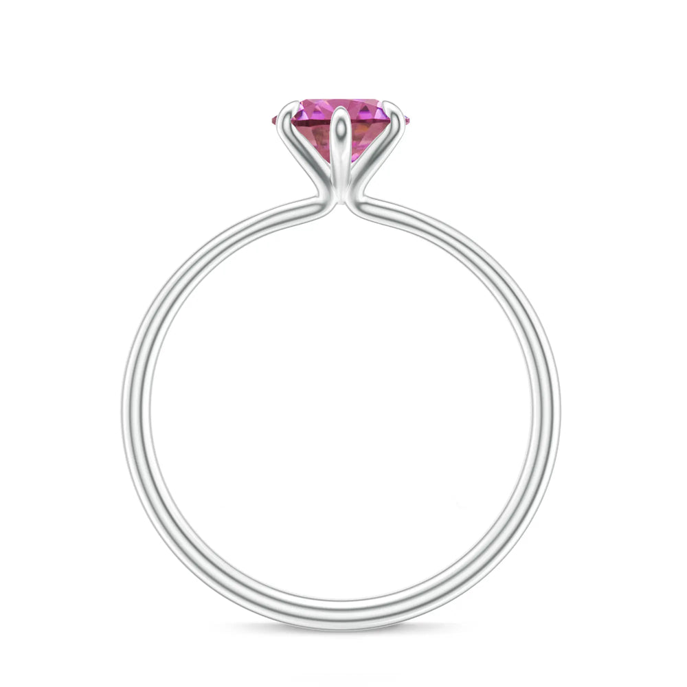 18K White Gold Vermeil